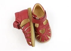 Angulus sandal rød med hjerte